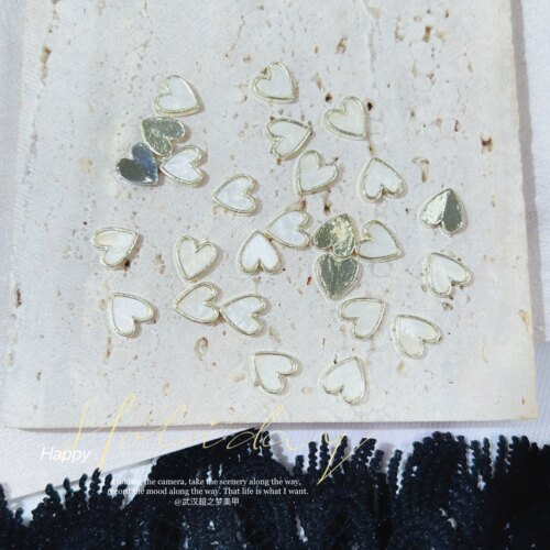 超梦美甲饰品10颗装贝壳爱心