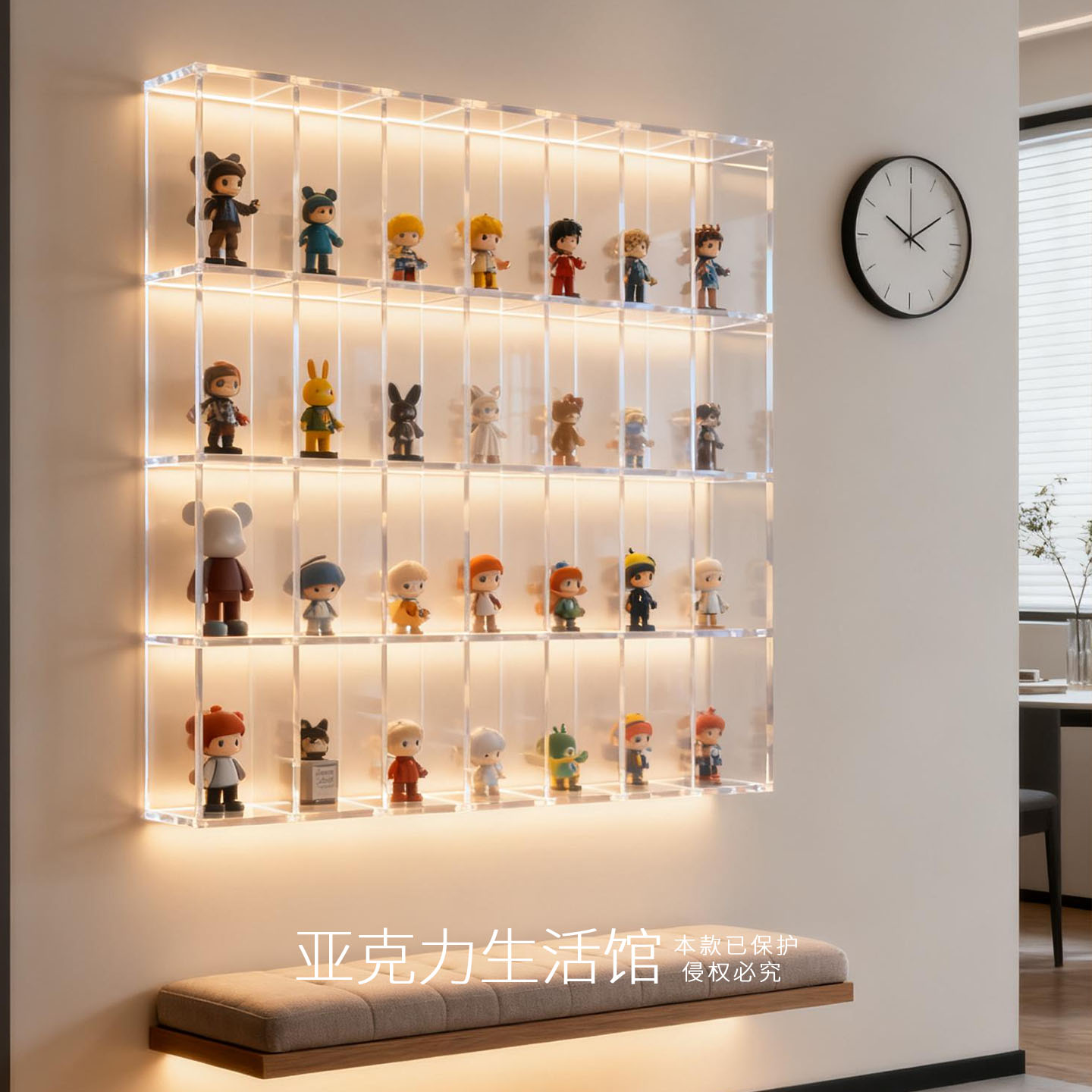 定制亚克力展示架收纳盒