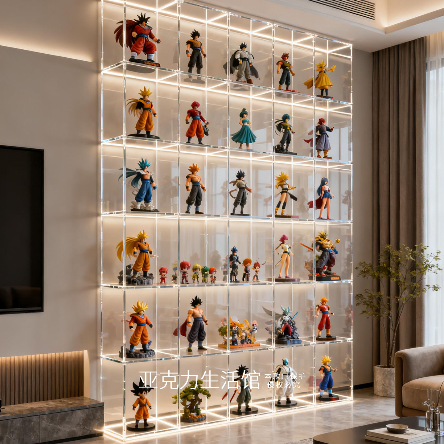 亚克力定制手办置物架