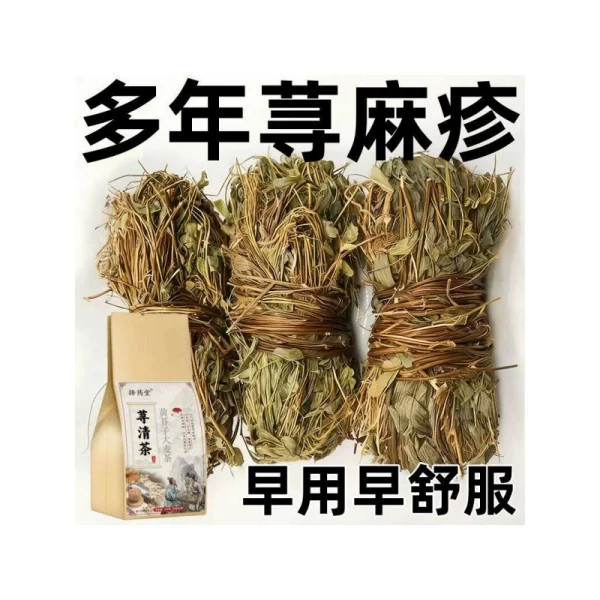 多年荨麻疹丘疹性划痕性袋泡养生茶皮肤茶身上痒喝的茶黄芥子大麦