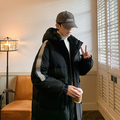 户外中长款羽绒服冬季新款男