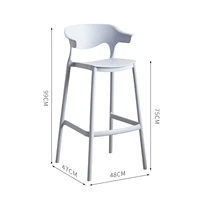 Сидеть высоко 75 см светло -серый