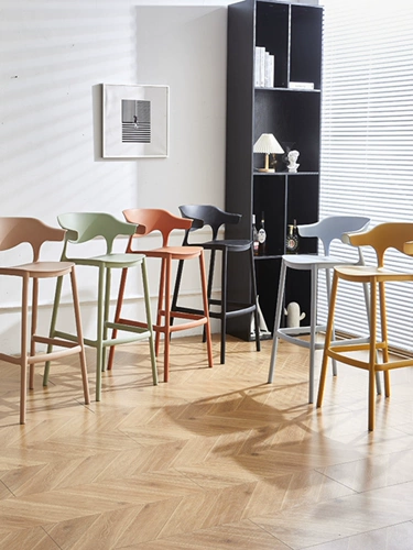 Кока -зашивая всю пластиковую сеть красного северного простых современных барных кресел стул Высокий стул лучше лесного вина лучше