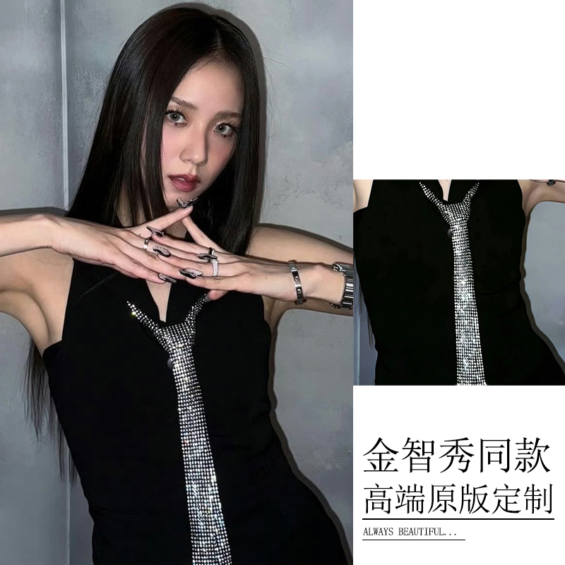 金智秀同款领带日韩潮酷个性