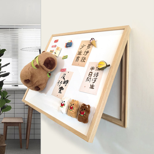 磁吸实木电表箱装饰画遮丑神器