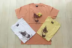 Skool European and American Street Skateboarding Sk8 Trendy Playful Flying Dog Hip-Hop Authentic Bomb Popsicle Man Short-Sleeve Pharrell Williams Style