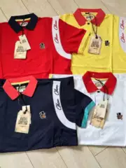 Skool European and American Street Fashion Trendy Gs Splicing Polo Shirt Akoo Genuine T.I. Mainland Hiphop Street Sign