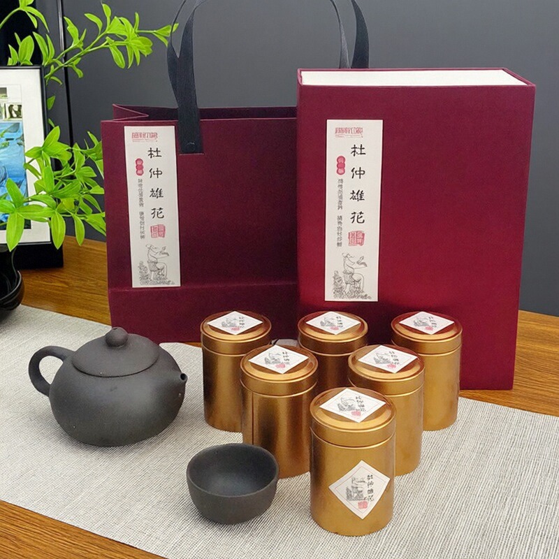 湖南印象张家界杜仲雄花茶礼盒装