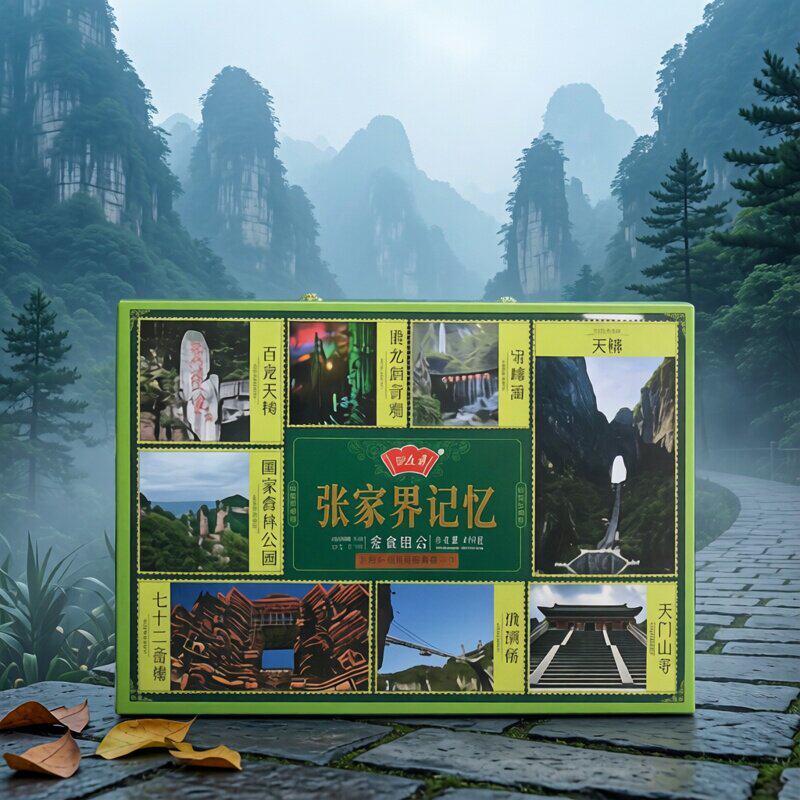 张家界记忆美食组合湘幺哥土家特产桂花酥糖绿豆糕香芋湖南伴手礼