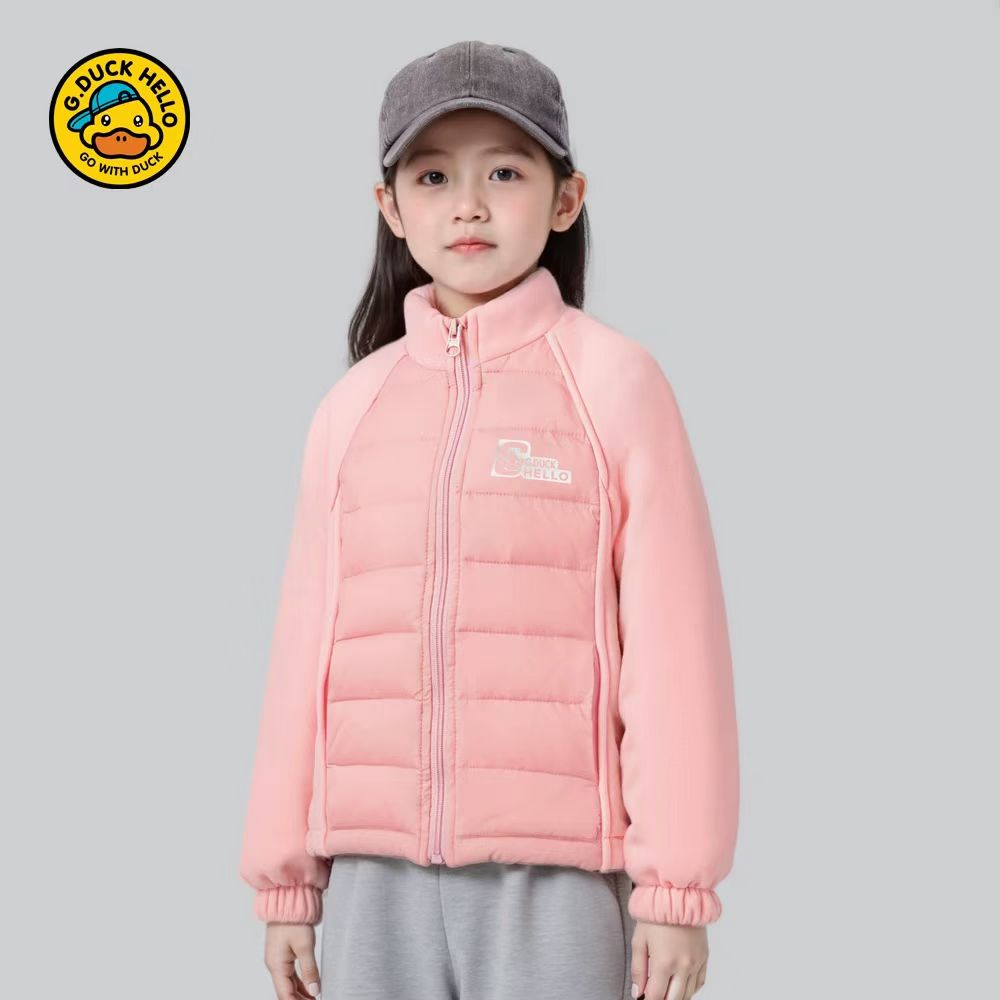 儿童羽绒服轻薄秋冬款2025新款男女童校服神器内胆外套小黄鸭童装