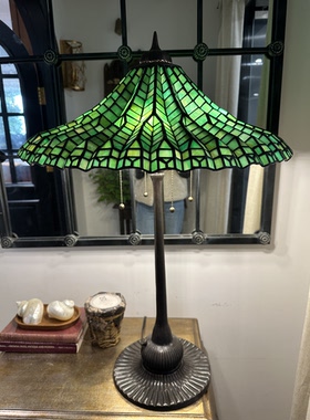 出口欧洲蒂芙尼全铜台灯30年的老货
