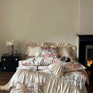 玫瑰花园系列澳棉床品四件套