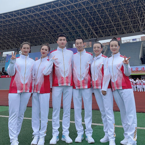 情侣长袖运动服套装定制