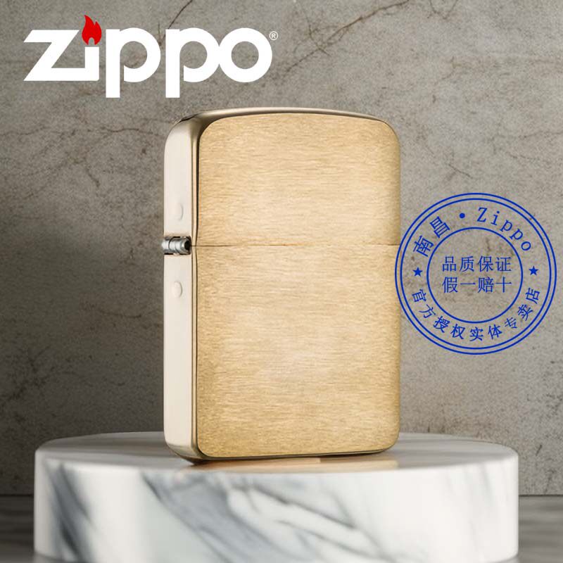 Zippo打火机1941B纯铜复刻拉丝