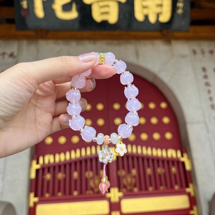 厦门南普陀 超仙粉铃兰绣球手串 幸福美满 广结善缘 已过香