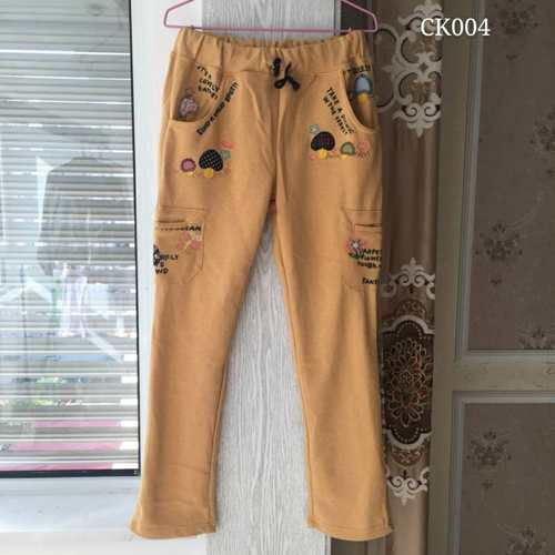 中腰休闲纯棉毛圈棉贴布