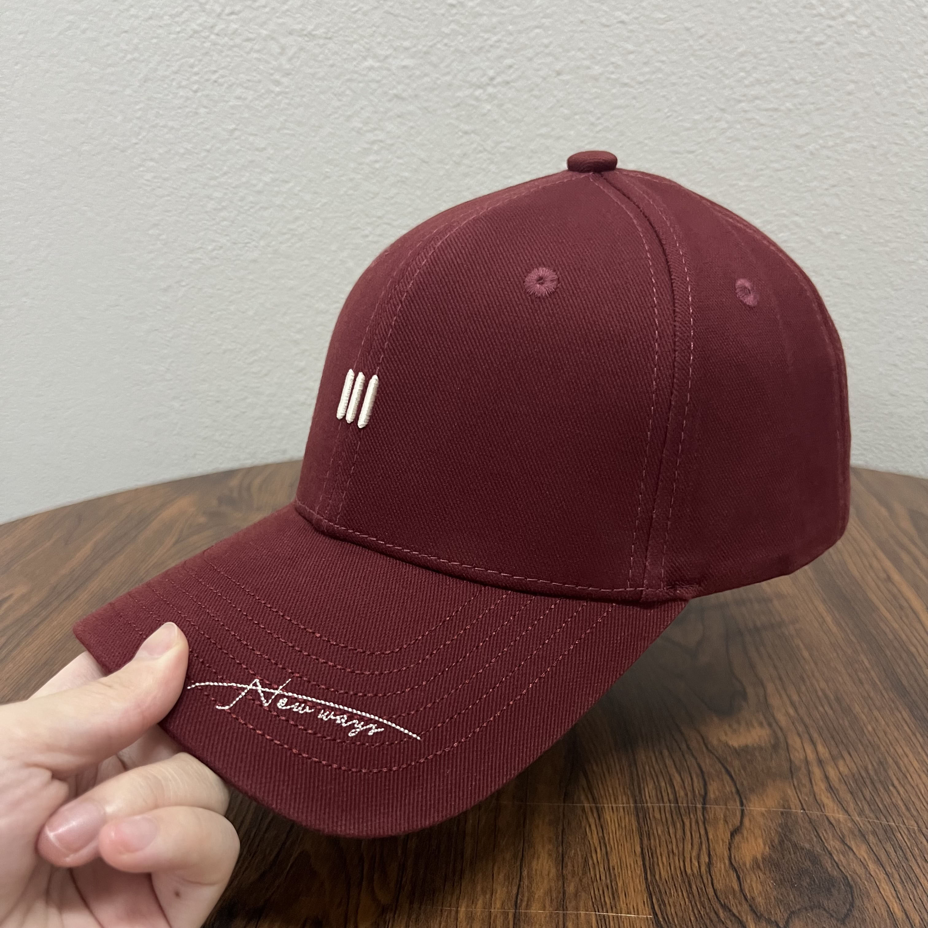 帽子女春夏新款鸭舌帽男简约刺绣运动太阳帽潮牌遮阳棒球帽显脸小