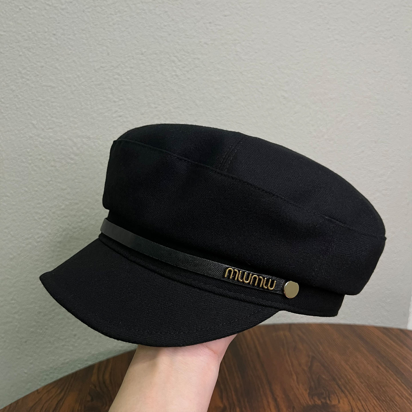 英伦复古字母海军帽子女款