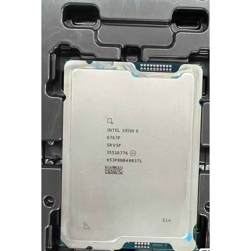 因特尔至强Intel Xeon 6767P 64C 350W 2.4GHz 拆新 服务器CPU