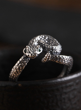 男款S925银戒指个性小众