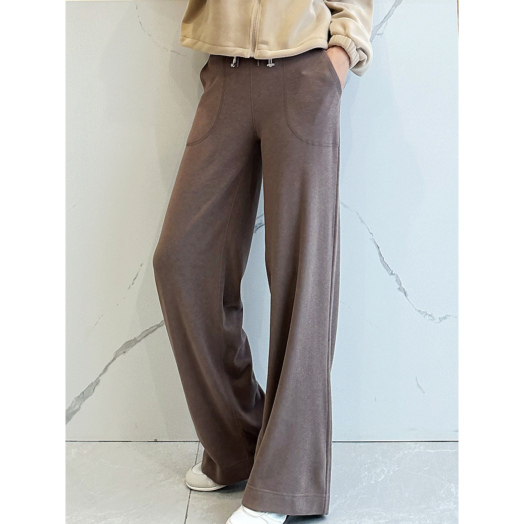 C4832 时尚巴黎的老店 怒推！巨舒服又有型 莫代尔磨毛高腰阔腿裤,女装/女士精品,休闲裤,淘宝优惠券,粉丝福利购,淘宝优惠卷