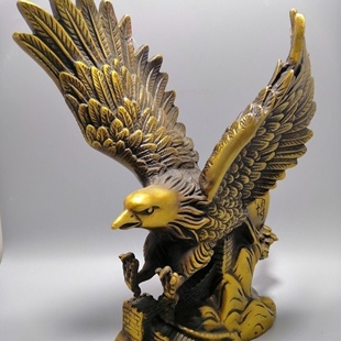 纯铜鹰 雄鹰 大鹏展翅 前程万里 大展宏图旗开得胜鹰商务铜器摆件