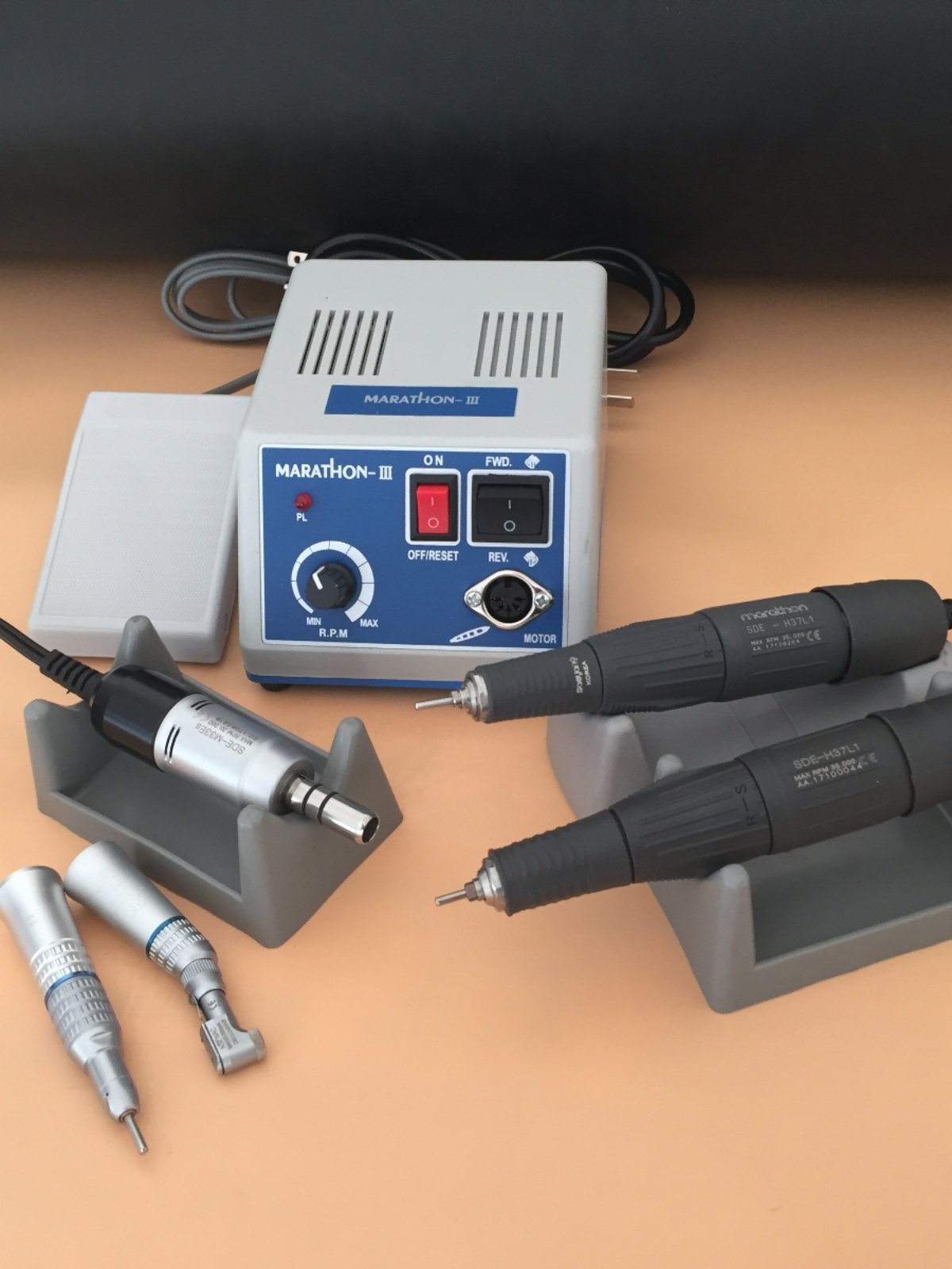 한국 SEYANG MARATHON 치과 기술자 그라인더 N3 유형 조각 기계 치과 진료소 연마 기계 무료 배송