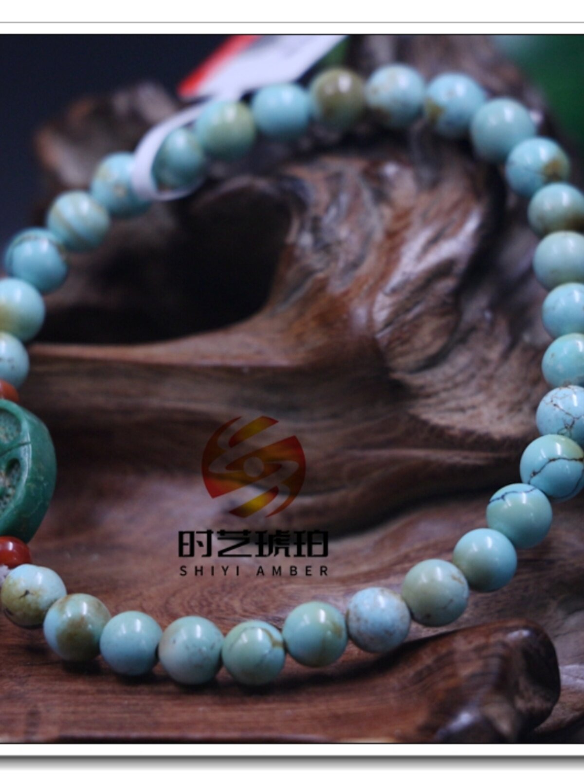 그린 파인 싱글 루프 팔찌 여성 오리지널 핸드메이드