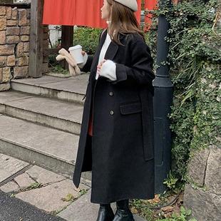 【清仓捡漏】小个子双面羊绒大衣女2024高级感冬季韩系驼色