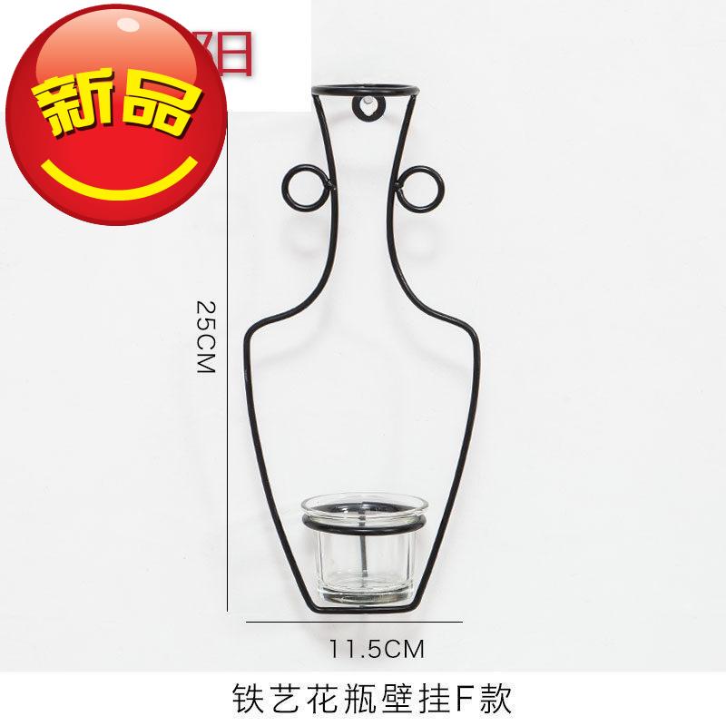 墙上装饰品铁艺壁饰家居客厅墙上简约现代干花花e瓶挂件墙面艺术|msdalam kategori Aksesori rumah, mural - dari Buy2taobao.com untuk memberikan perkhidmatan ejen Taobao profesional membeli