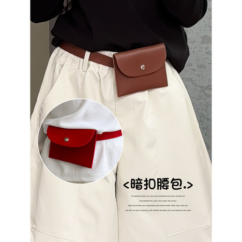 女童包包2025新款儿童韩版装饰搭配小腰包女孩mini小方包洋气百搭