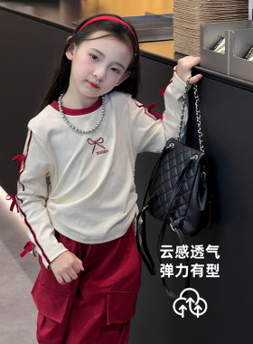 女童套装2026秋季新款儿童洋气卫衣工装裤两件套韩版上衣裤子秋装