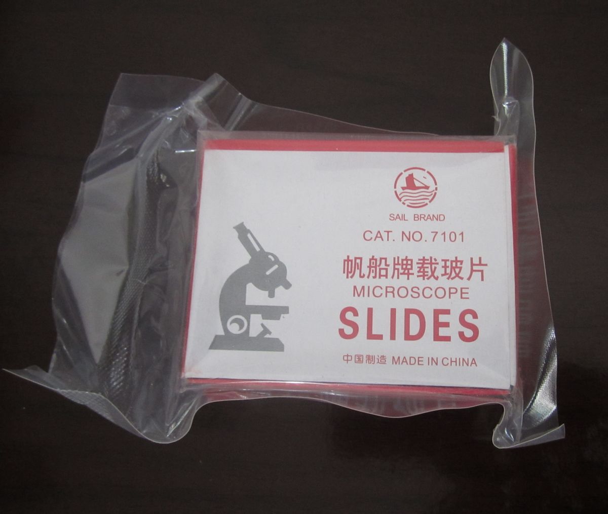 7101帆船牌载玻片 光面 显微镜用载玻片 50片/盒 实验耗材用品