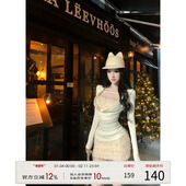 韩式 穿搭套装 女2025冬季 灰尘邓邓 新款 抹胸针织上衣短裙两件套