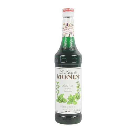 包邮MONIN莫林绿薄荷糖浆/绿薄荷