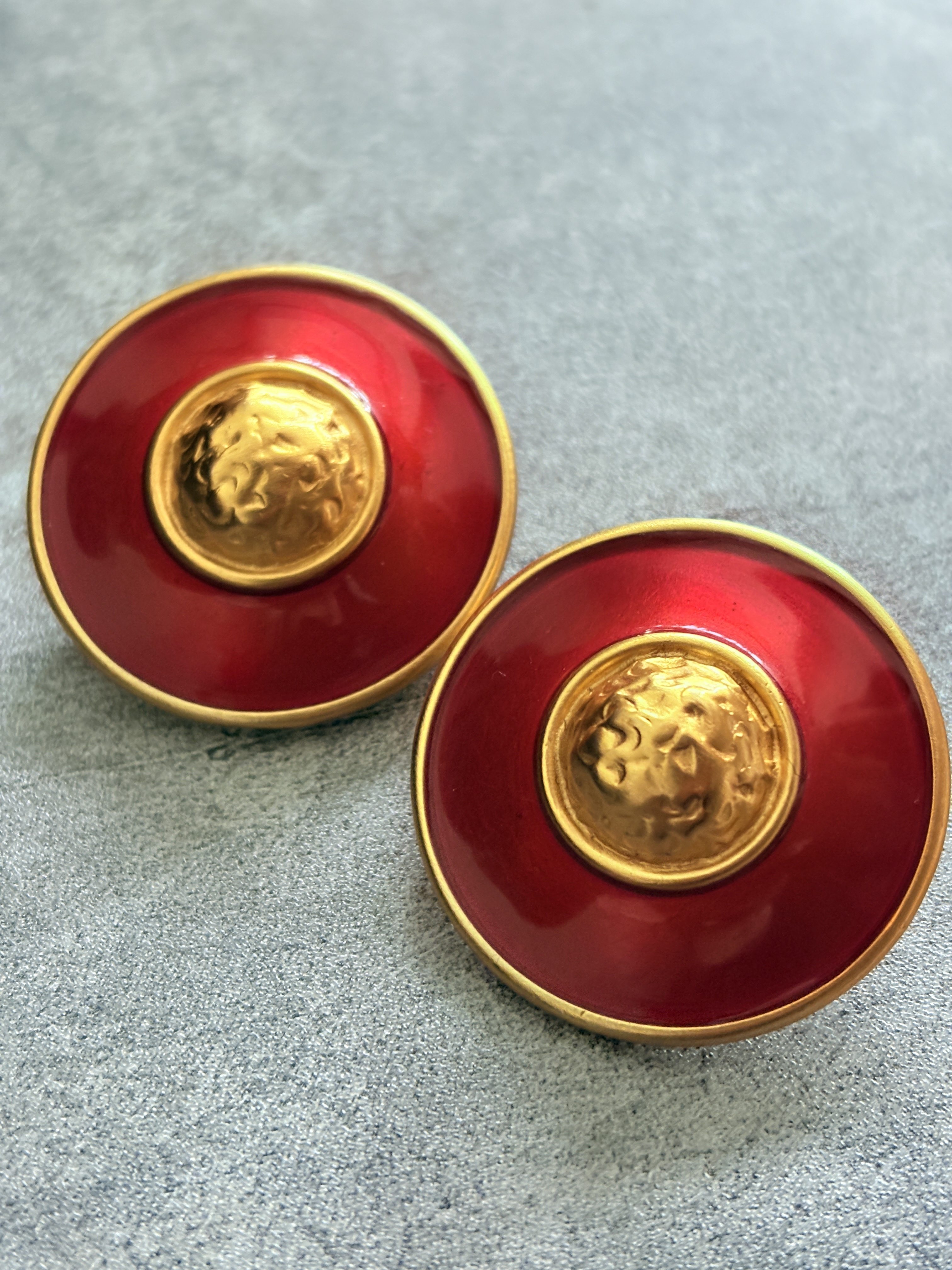 vintage中古AK红珐琅帽子夸张耳夹,个性定制/设计服务/DIY,戒指/手饰定制,淘宝优惠券,粉丝福利购,淘宝优惠卷