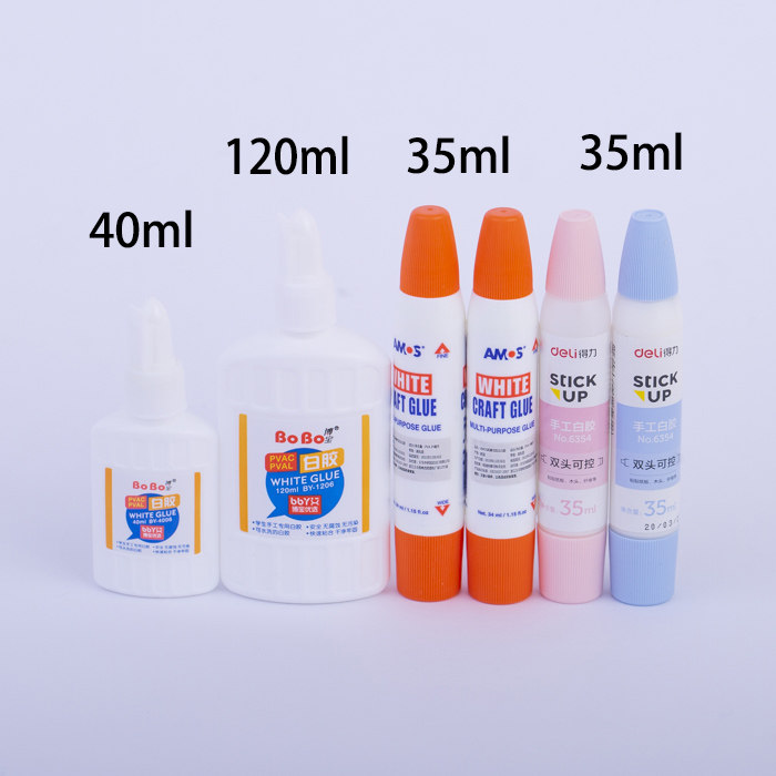 手工专用胶水 衍纸白乳胶 配饰进口双头得力速干折纸木头diy胶
