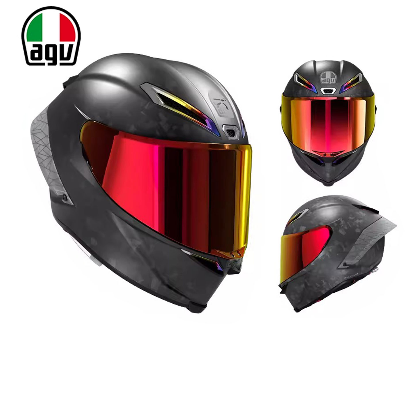 现货AGV PISTA GP RR ANNO 75 75周年纪念版头盔仅限量1947顶全盔