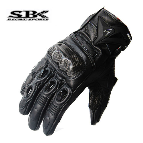 sbk手套骑行四季碳纤男女