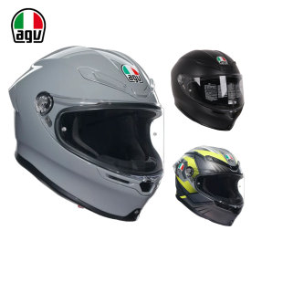 安全帽K6S 机车赛车全盔夏季 AGV K6骑行通勤摩托车头盔男女四季