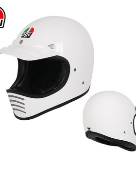AGV X101摩托车头盔复古拉力盔越野盔安全帽四季全盔春季机车骑行