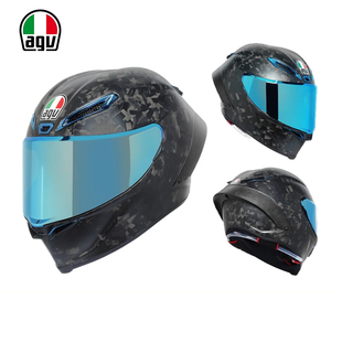 AGV PISTA GPRR冰蓝摩托车头盔碳纤维赛道防摔骑行限量全盔变色龙