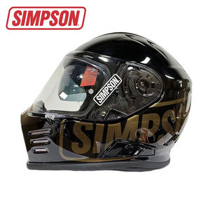 SIMPSON辛普森 全盔头盔 VENOM复古盔摩托车机车赛车跑盔防摔骑行
