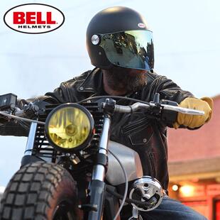 【特价】BELL 摩托车骑行头盔复古流氓盔机车半盔RIOT微瑕四季