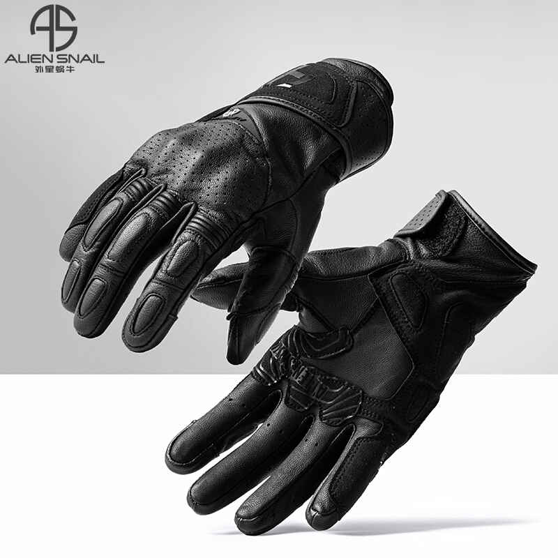 外星蜗牛手套春夏透气通风超纤皮