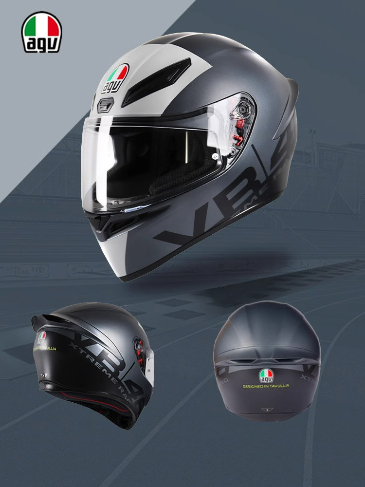 AGV imported motorcycle helmet K1S full helmet four-season anti-fog racing running helmet men's and women's motorcycle riding equipment