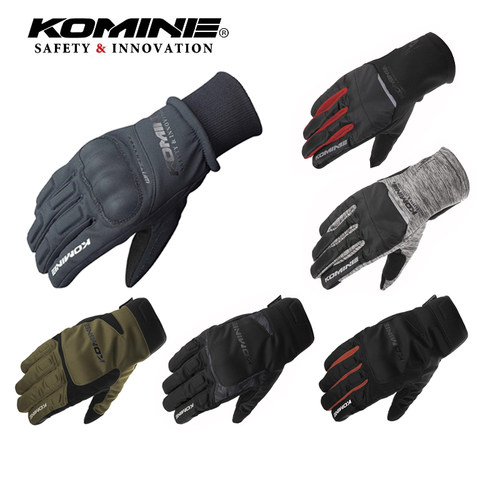 komine骑行手套保暖防摔