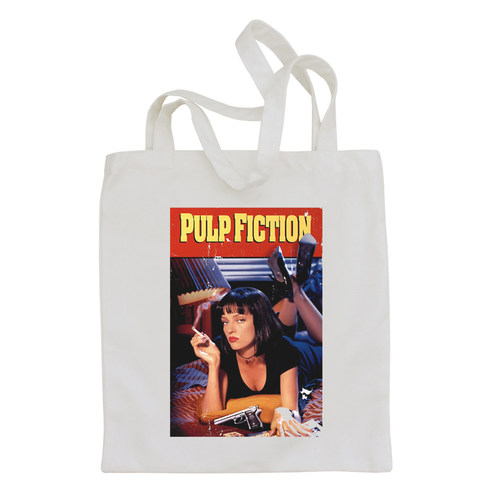 低俗小说系列周边插画印花帆布包