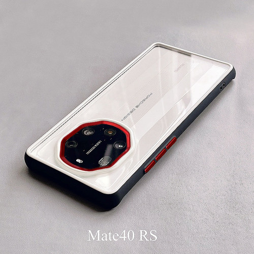 华为mate40rs防摔简约pu+亚克力