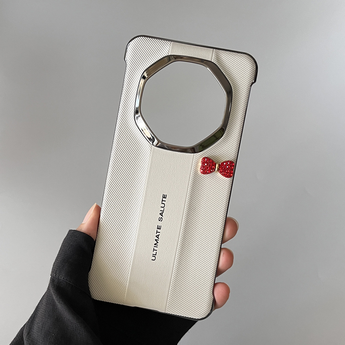 新款华为mate70RS非凡大师版无边框原厂纹理手机壳70rs个性创意奢华水钻外壳女款mate80rs保时捷设计蝴蝶结壳